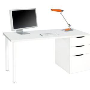 ​SANSA Mesa de Despacho Reversible Blanco Artik