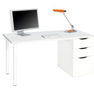 ​SANSA Mesa de Despacho Reversible Blanco Artik