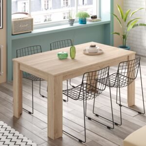 ​PRACTICO Mesa de Comedor Extensible 90x140-190 Roble Canadian