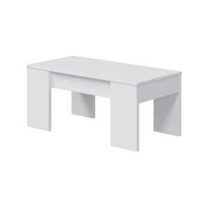 ​FLOW Mesa Centro Elevable Blanco Artik
