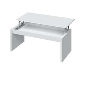 ​ATTUALE Mesa Centro Elevable Blanco Brillo