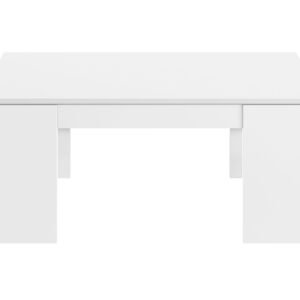 FLOW Mesa Centro Elevable Blanco Brillo