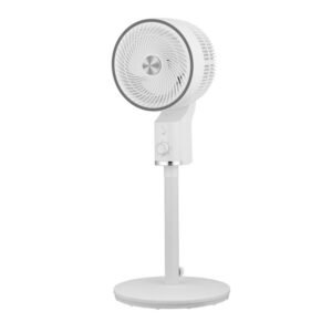 Ventilador De Pie Ozono Blanco/negro 3 Vel.40w 3aspas Orientable, Fijo Y Rotatorio 86x34x34cm