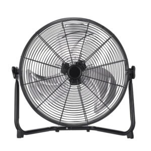 Ventilador De Pie Tolon Negro 3 Vel.85w 6aspas Remoto Temporizador 3modos De Aire Regx50x43 Cm