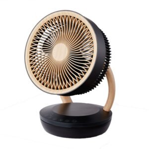 Ventilador De Pie Circus Rojo/negro 3vel 45w Regx43x40cm Oscilante 5asp.c/ Remoto,temporizador