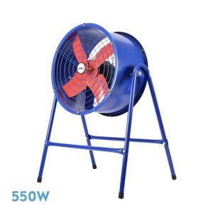 Ventilador Industrial Midas 120w Negro/cromo 55d  3 Velocidades,orientable 59x62x22 Cm