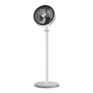 Ventilador De Pie Magico Negro/blanco 3 Vel.45w 3aspas Orientable Fijo Y Rotatorio Regx41x41 Cm