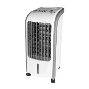 Ventilador De Pie Rodium Negro 3vel 45w Regx43x40cm  Oscilante 5asp.tactil C/remoto Y Temporizador