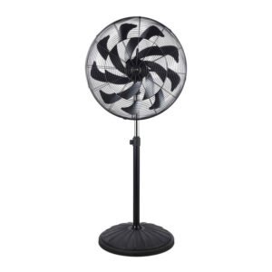 Ventilador Sobremesa Capitolio Crema/cromo 37w 3velocidades 4asp. Fijo Y Rotatorio 42x35x27cm