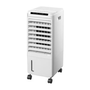 Ventilador Sobremesa Arroyo Grande Blanco/gris 3vel 45w 5 Aspas Oscilante Y Rotatorio 65x43x26cm
