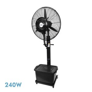 Ventilador Industrial Maximum 360w Negro 87D 3Velocidades C/ruedas 92,5x87x20,5 Cm