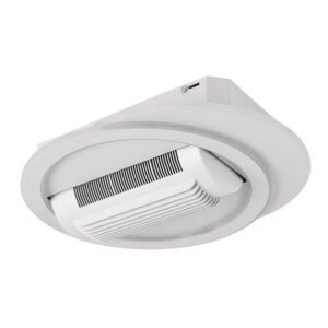 Ventilador Sobremesa Cape Mediano Blanco 3vel 35w  Oscilante 3 Aspas Blancas 47,5x34x20cm