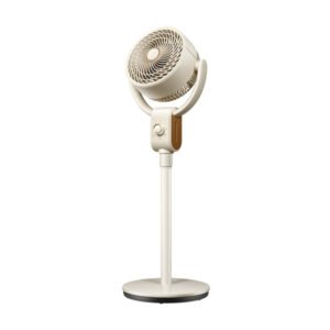Ventilador Pared Cuta Blanco 3Vel. 50w C/remoto  Oscilante 5 Aspas Transp. Temporizador 53x43x30 Cm