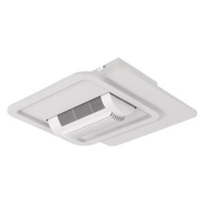 Ventilador Sobremesa Cape Pequeño Blanco 2vel 25w  Oscilante 3 Aspas Blancas 35,5x27x17cm