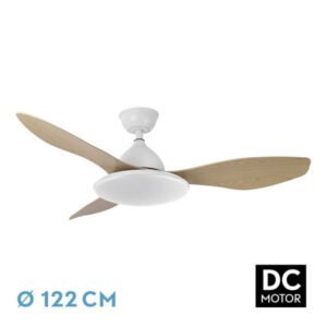 Ventilador Sobremesa Gavilan Blanco/negro 35w 3vel Orientable Fijo Y Rotat.35,5x26,5x25,7cm