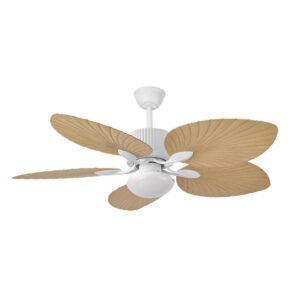 Ventilador Sobremesa Falcon Negro/haya 3vel.45w 5 Asp. Oscilante Y Rotatorio 59x35x28cm
