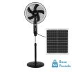 Ventilador De Pie Solar Boreal Negro 30w 3vel 5asp Puerto Usb Motor Dc Y Luz Night Regx43x38cm Cable 4,20m - Imagen 2