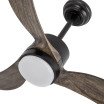 Ventilador Dc Bembezar 24w Negro 3aspas Roble 107d 2424 Lm 3000-4000-6500k Remoto+regulador Intensidad+temporizador+memoria - Imagen 4