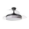 Ventilador Dc Moda 72w Negro/ola Gris 108d 3aspas 7200lm 3000k,4000k,6000k Remoto+memoria+temporizador - Imagen 4