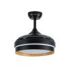 Ventilador Dc Nalon 48w Negro/madera oscura 3aspas 91d 4800lm 3000-4500-6000k Remoto+memoria+temporizador - Imagen 4
