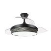 Ventilador Dc Moda 72w Negro/tetris Gris 91d 3aspas 7200lm 3000-4000-6000k Remoto+ Memoria+ Temporizador - Imagen 4