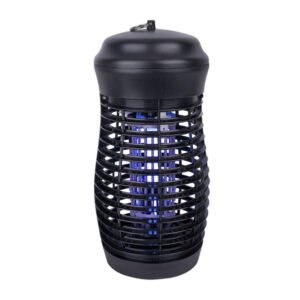 Mata Insectos Elect.criollo 15w Negro Luz Ultravioleta Rejilla Alta Tension Ipx4 31,2x14,7x14,7 Cm