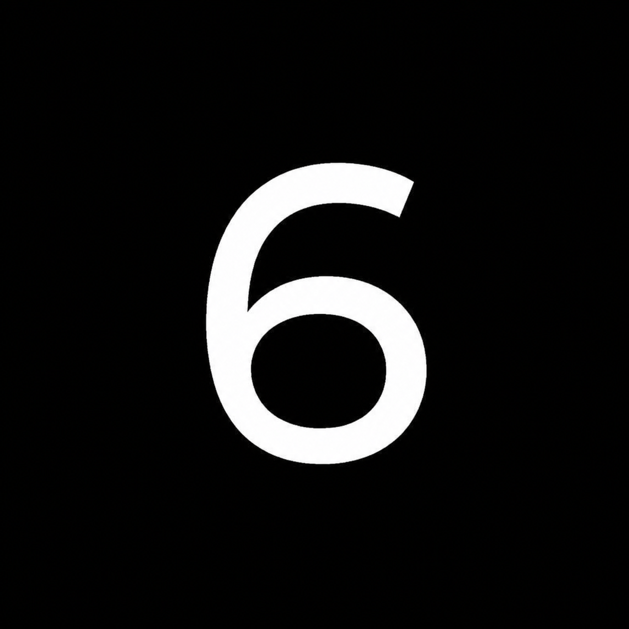 Contador con el número 6