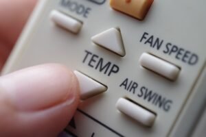 ventilador con mando a distancia