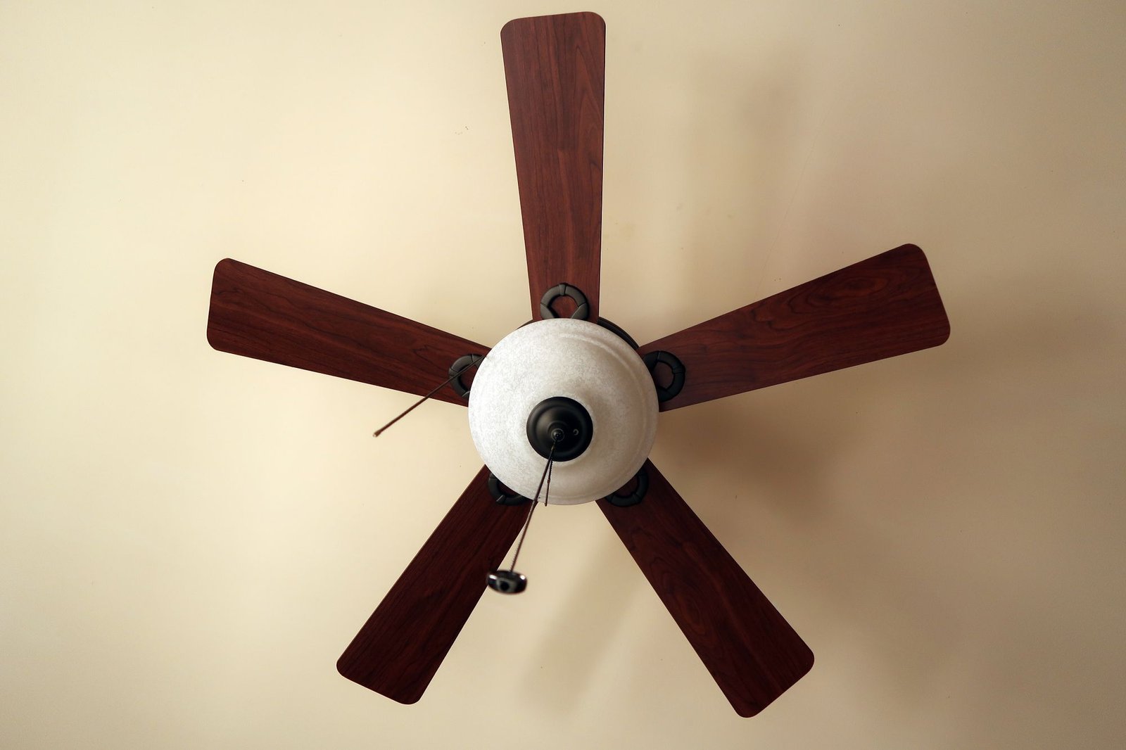 ventilador de techo de madera
